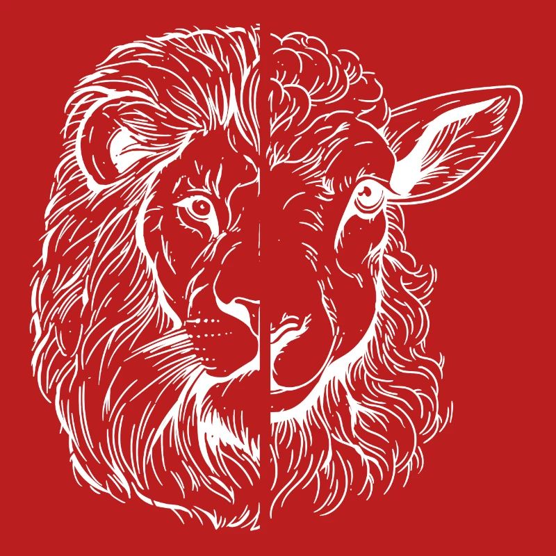 Löwe und Lamm