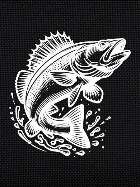 Jumping Zander Fish
