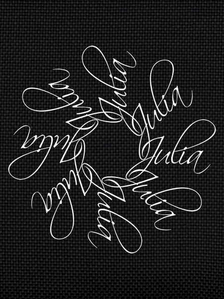 Julia Name Mandala