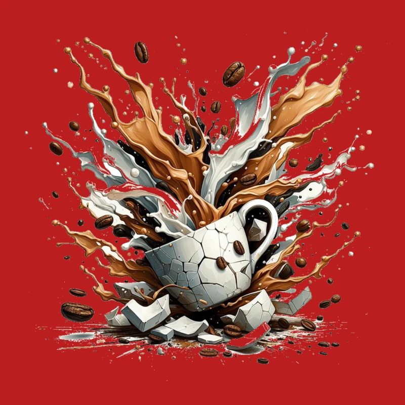 Exploded Coffee - 100% Caffeine