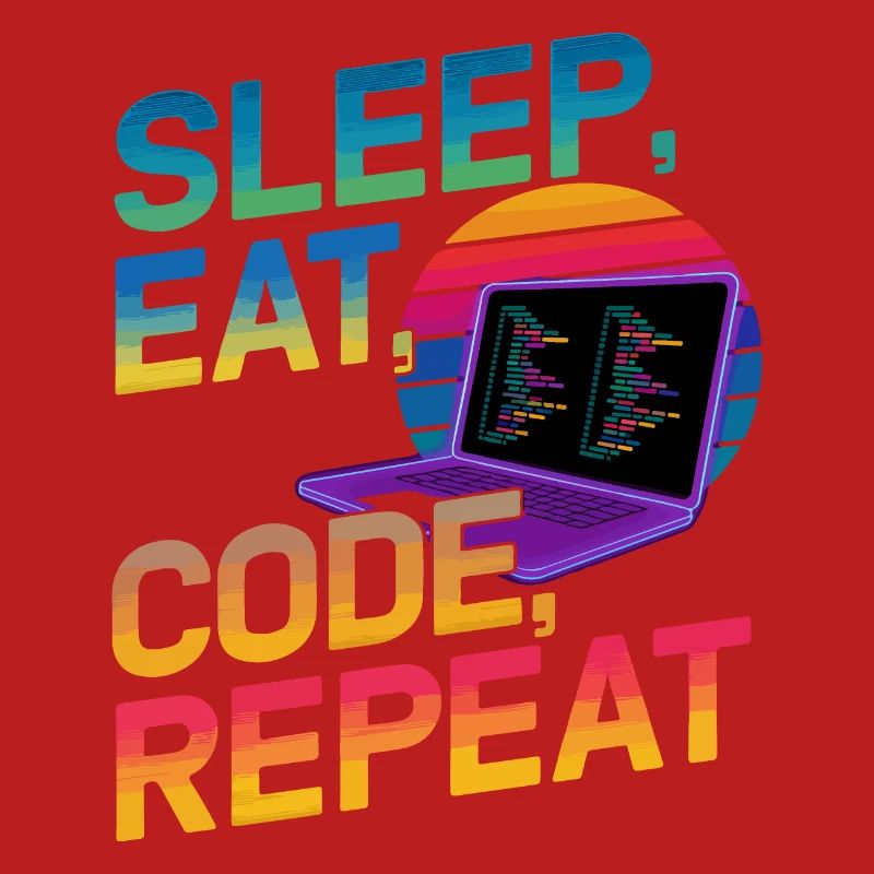 Sleep Eat Code Repeat Gift For Coder