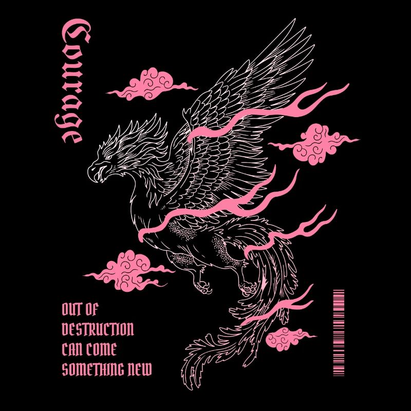 Courage – Phoenix Rebirth Design
