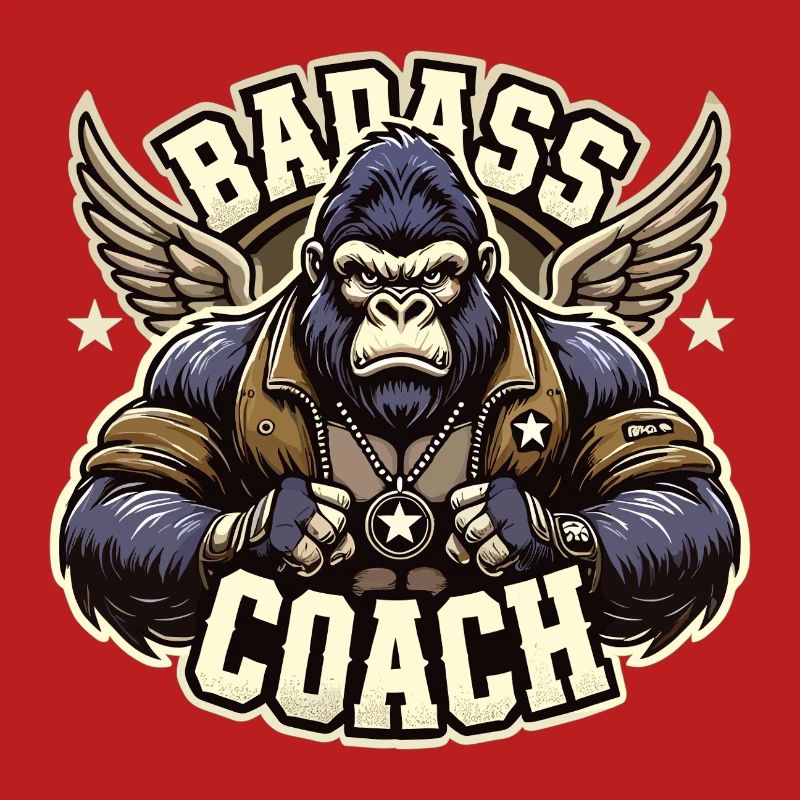 Badass Trainer Coach Gorilla Gift