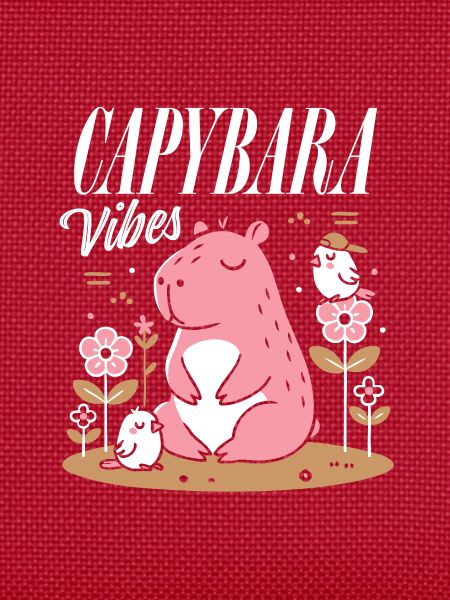 Ambiance détendue de Capybara