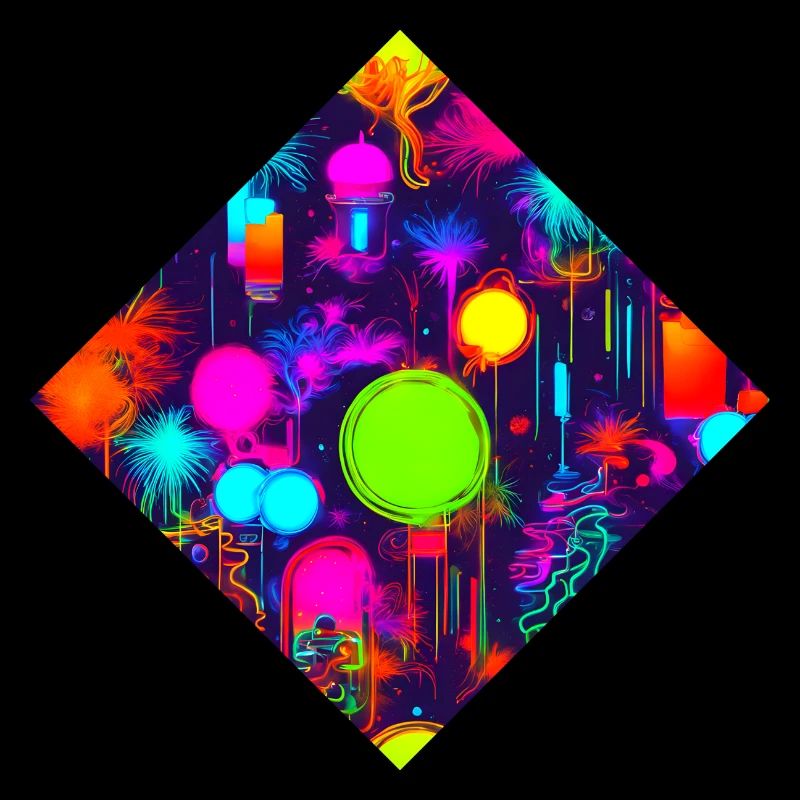 Neon Stil UV House Style