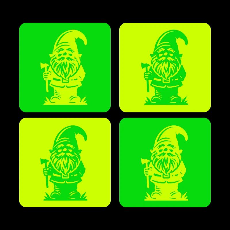 Gartenzwerge mit Axt – Mystisch und Kraftvoll