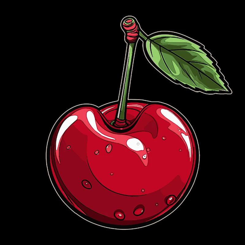 Cerise rouge