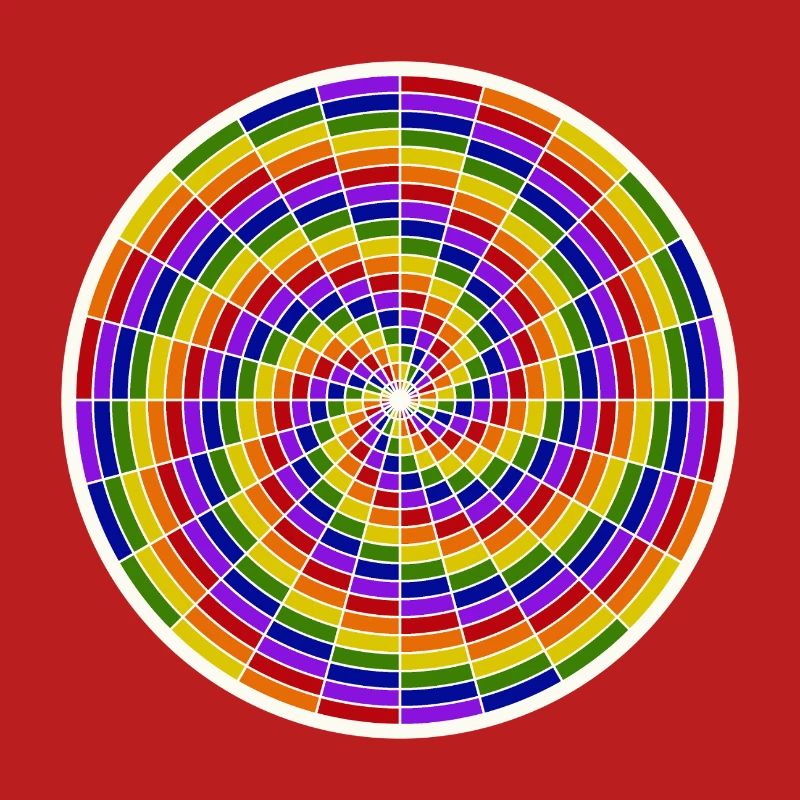 Conception d’art en spirale colorée