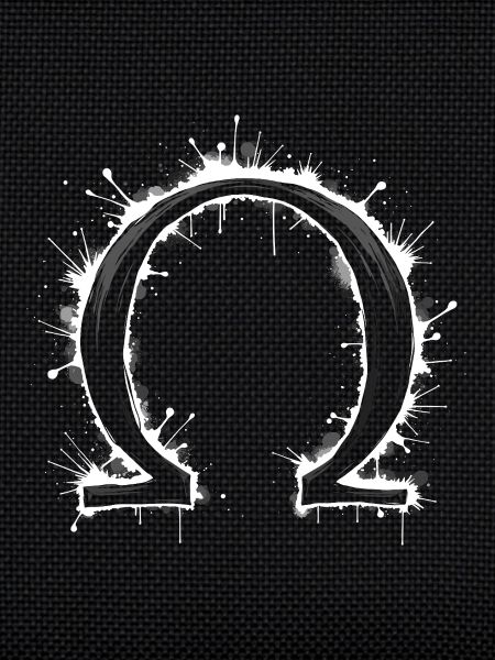 Omega Symbol Splash
