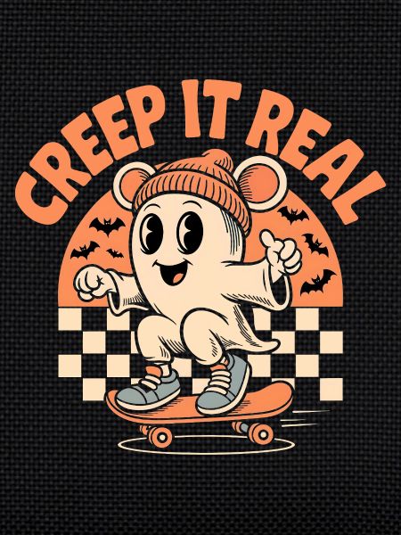 Creep It Real Ghost Skateboard