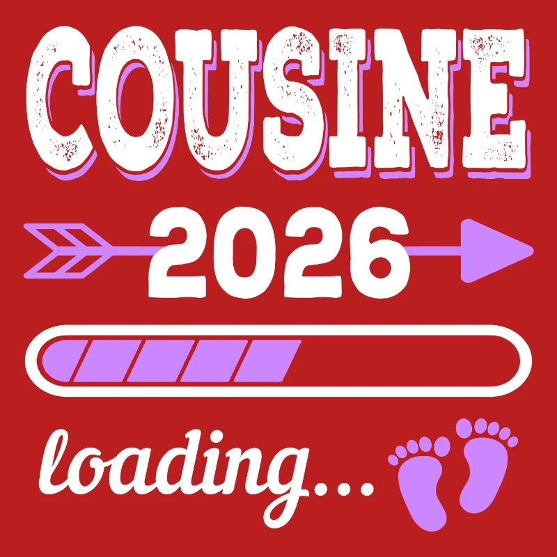 Cousin 2026 Loading Idée de cadeau de grossesse