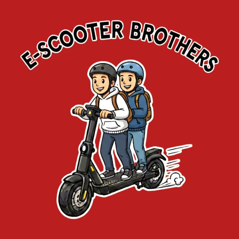 E-Scooter Brüder Duo