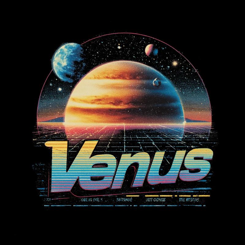 Canoes Neon Space Retro