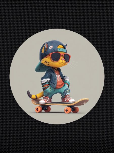 Chat skateur