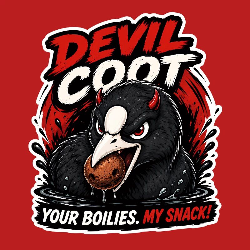 Conception drôle de pêche à la carpe Devil Coud