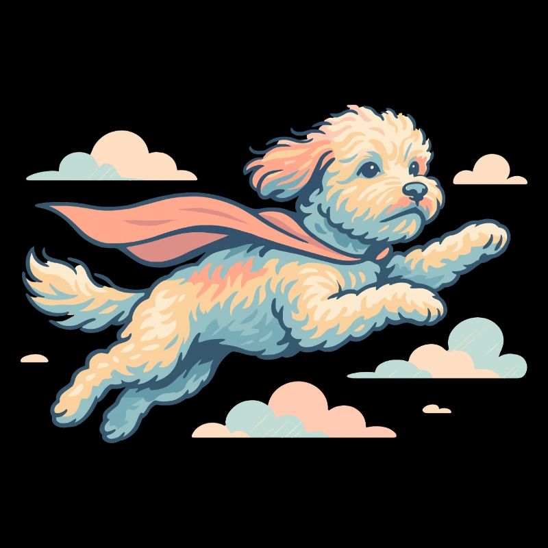 Super chien Havapoo Cape Cape cadeau