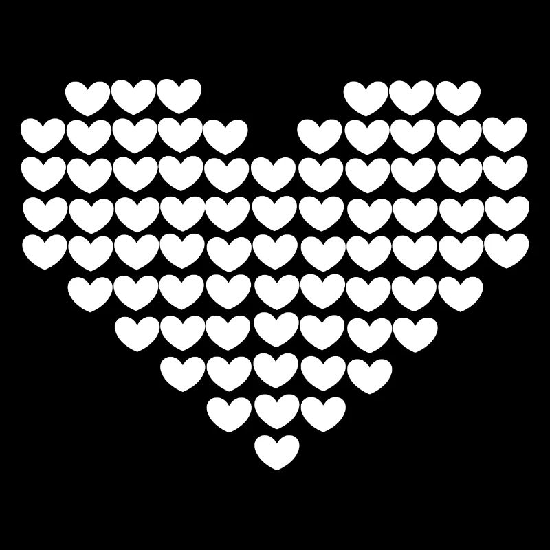 weißes Herz weiß Geschenk Valentinstag