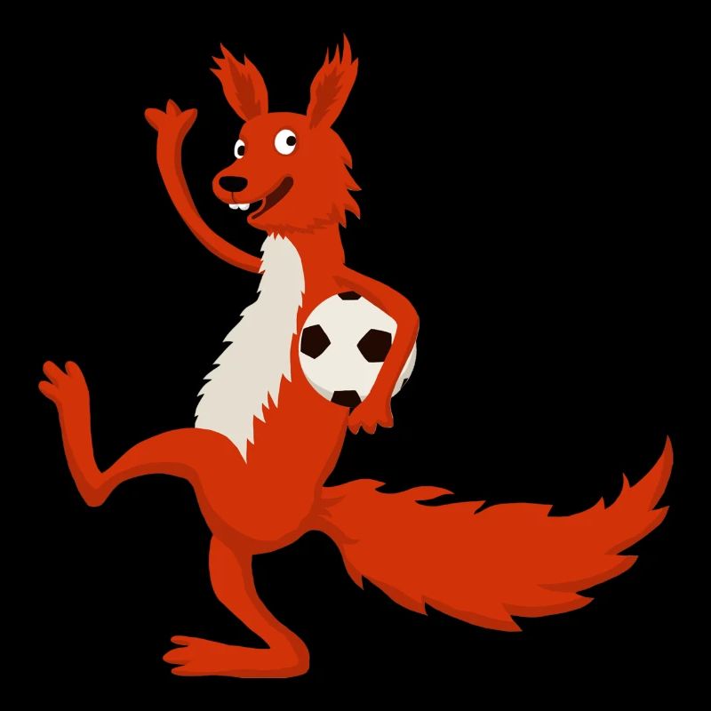 Eichhörnchen Fussball