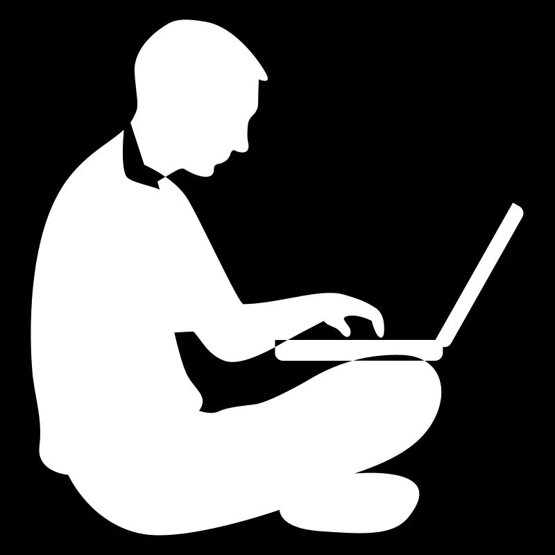 Laptop Mann Surfen