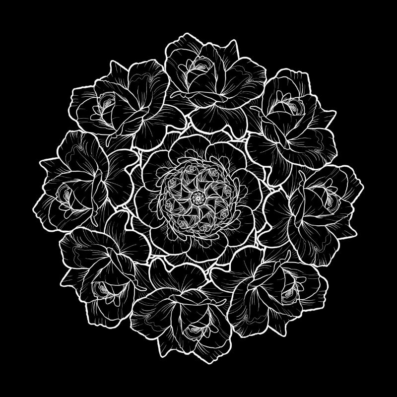 Rose bouquet - white