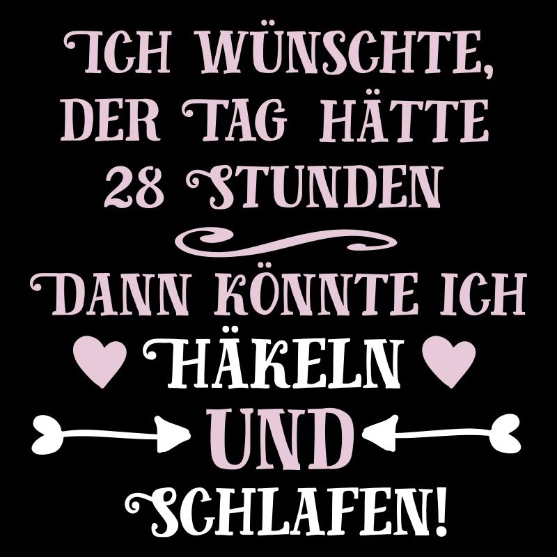 Häkeln und Schlafen Geschenk