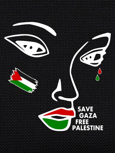 Free palestine frau