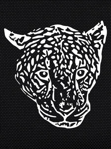 leopard head white
