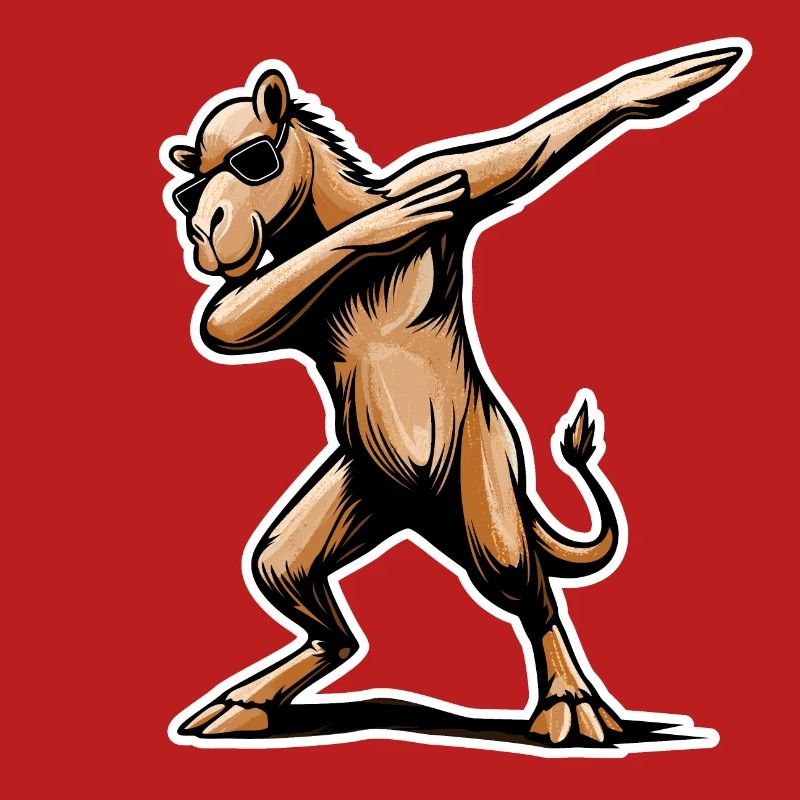 Stylish Dabbing Dromedary Design Gift