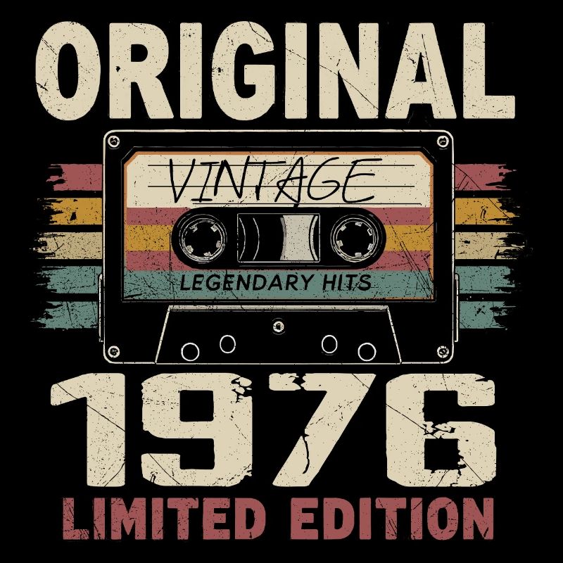 1976 Geburtstagsgeschenk 1976 Jahrgang 1976 Retro