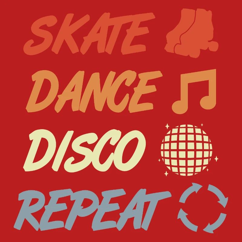 Rollschuhfahrer Disco