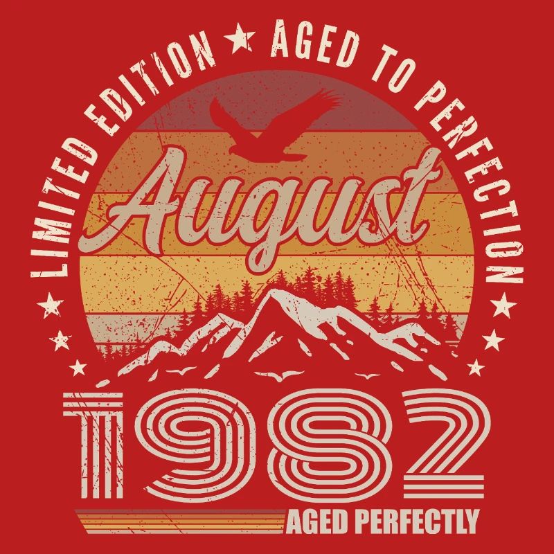 August 1982 Retro Anniversary August 1982 August 1982