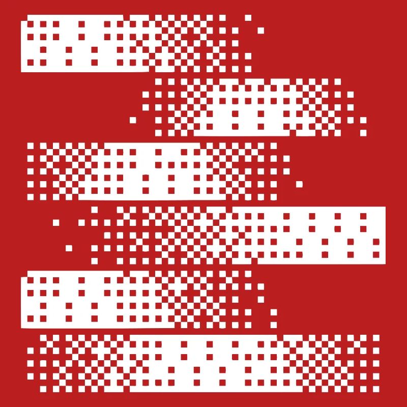 Abstract Digital Pixel Pattern