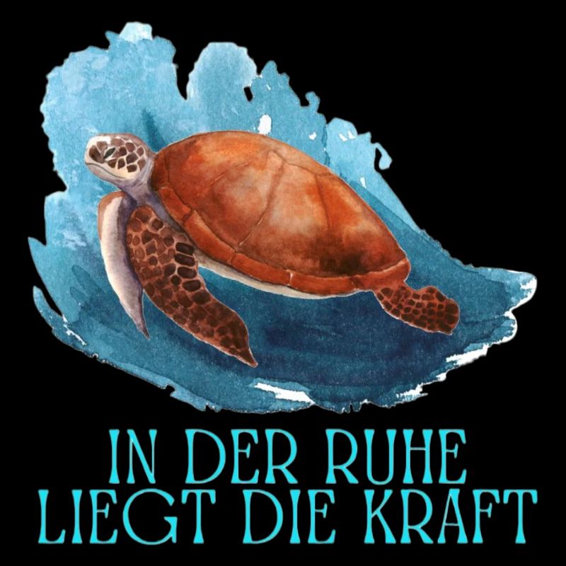 In der Ruhe liegt die Kraft Schildkröte