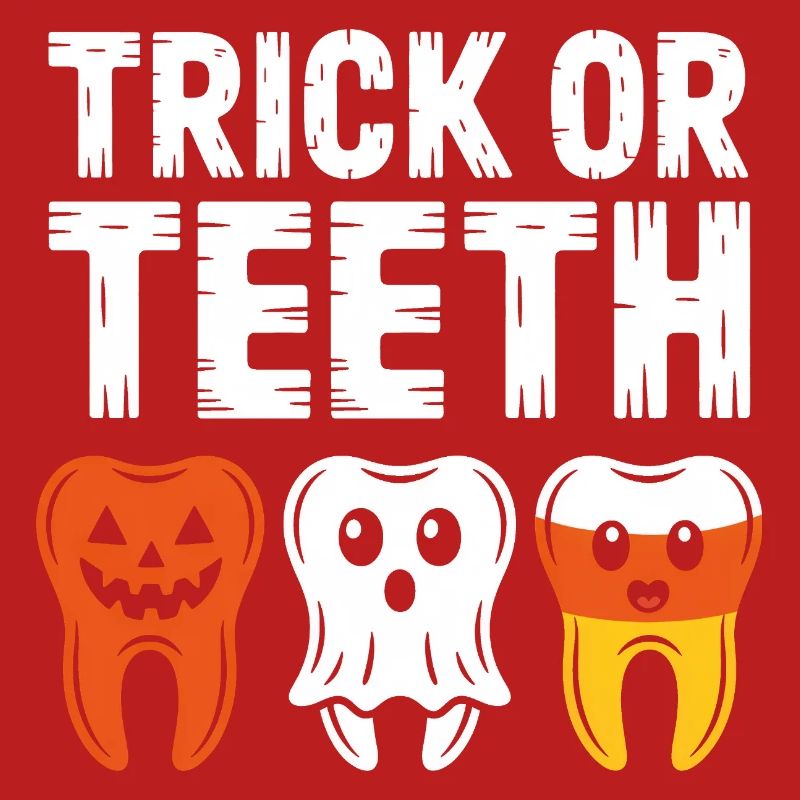 Trick oder Teeth Halloween-Trio
