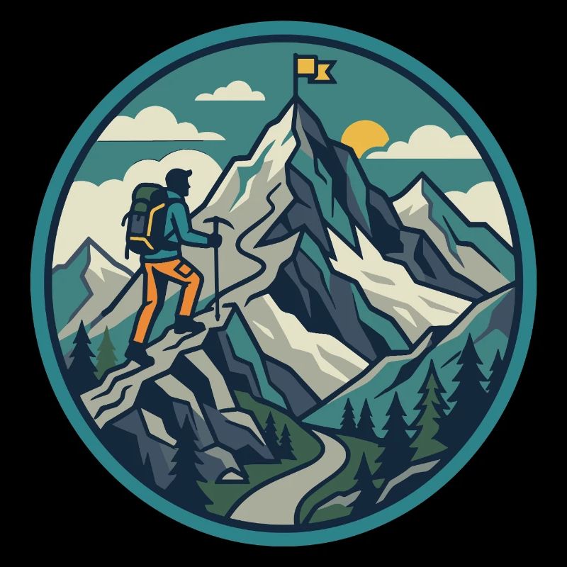 Bergsteigen Abenteuer Gipfel Motiv
