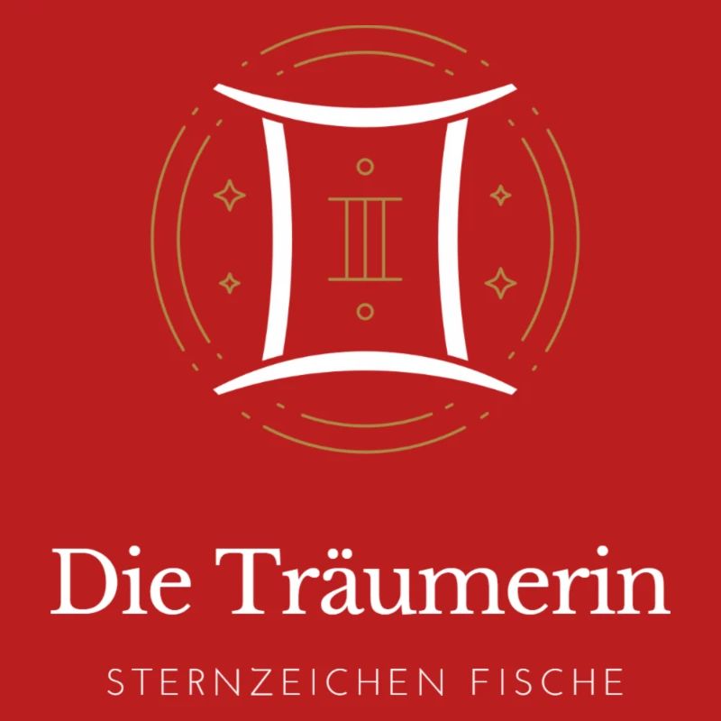 Pisces Träumerin Sternzeichen Muster