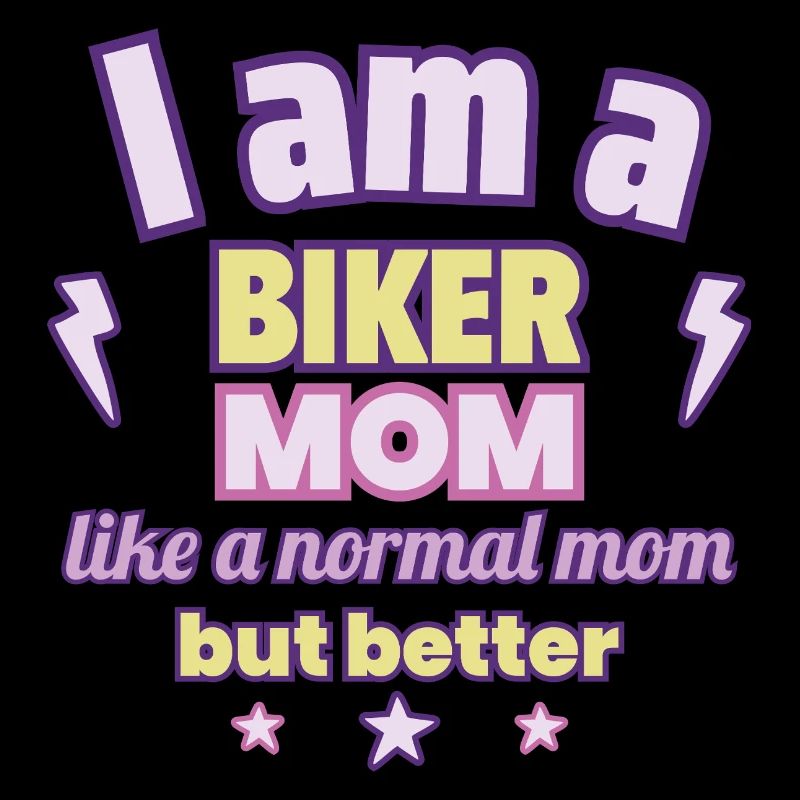 Biker Mom, Gift Mother's Day, Motorcycle