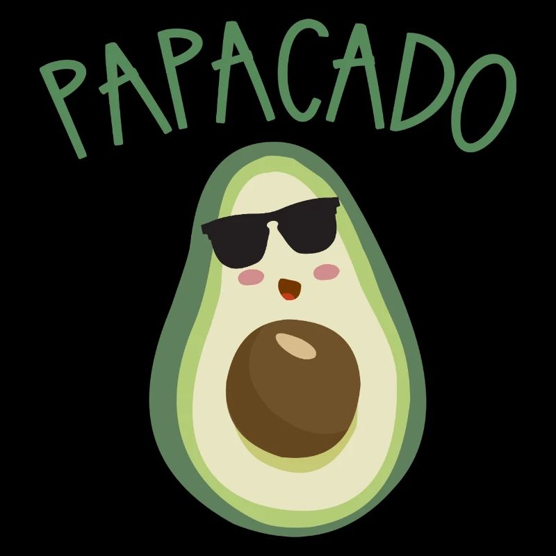 PAPACADO avocat avec lunettes de soleil