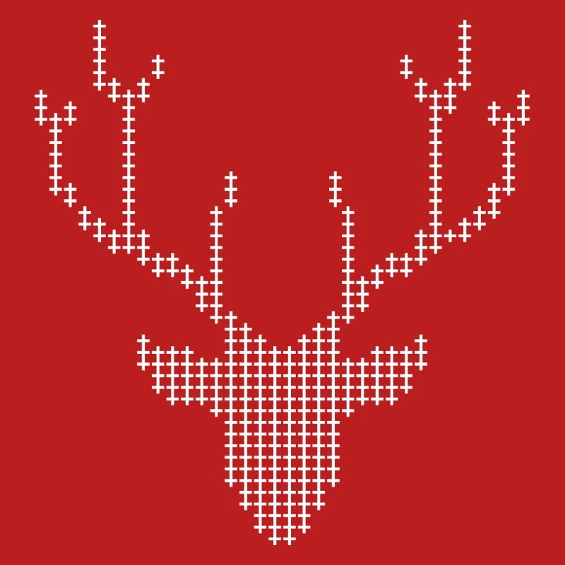Pixel Deer-Geweihe