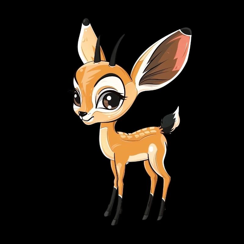 Cute fawn look Drawing