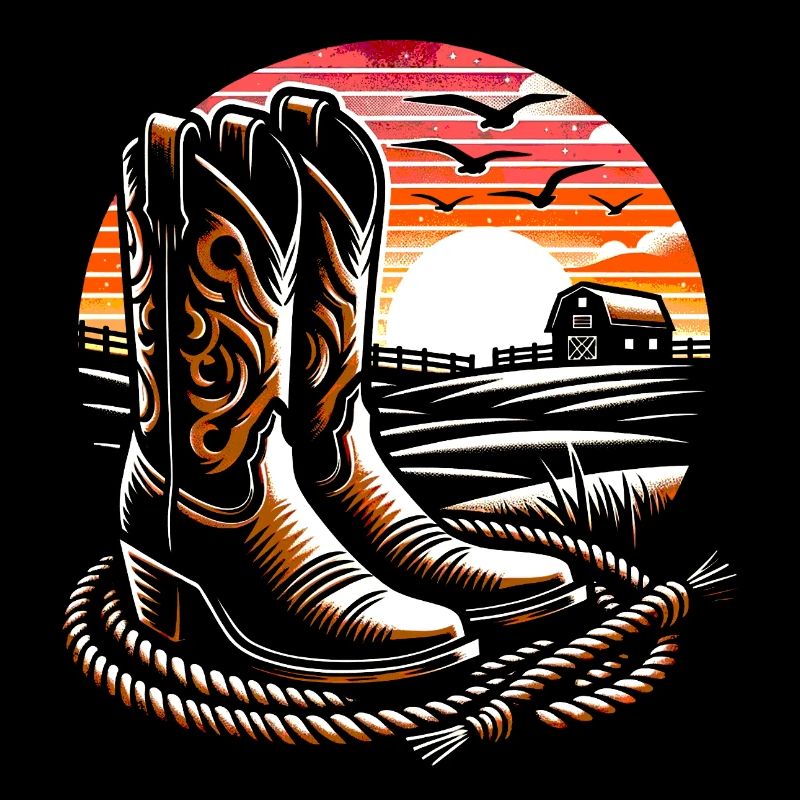 Line Dance Stiefel mit Lasso - ich liebe Line Danc