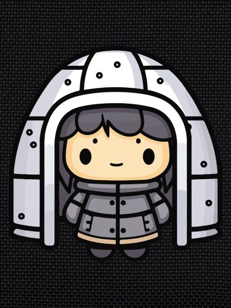 Igloo Eskimo Winter Comic