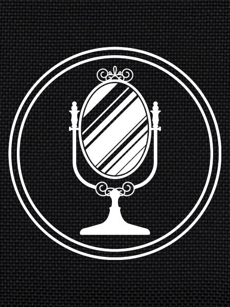 Mirror Icon Silhouette