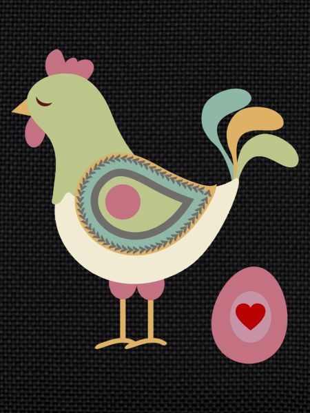 Poule aux oeufs
