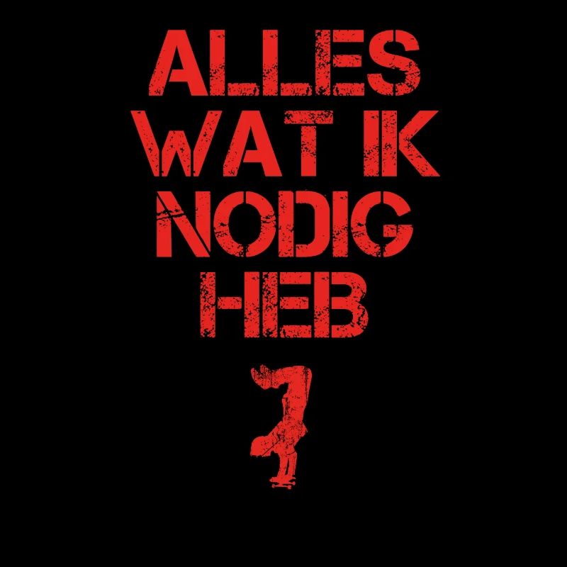 presentje wat ik nodig skateboard skateboarder han