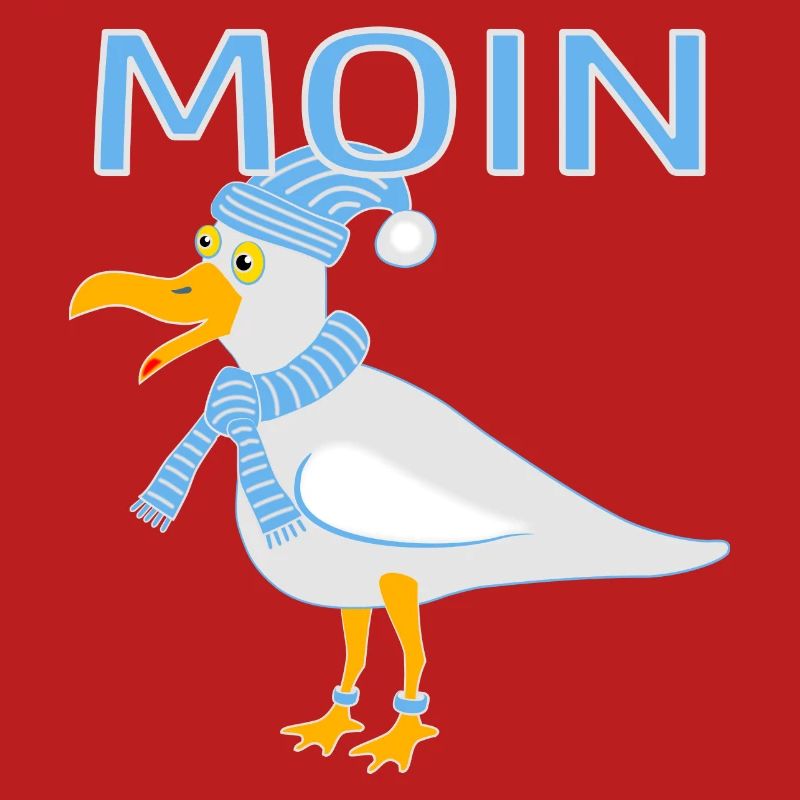 Lustige Möwe
