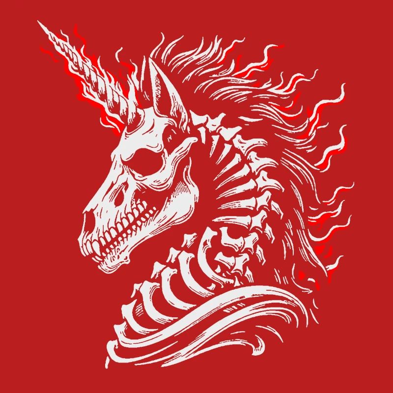 Flaming Skeleton Steed