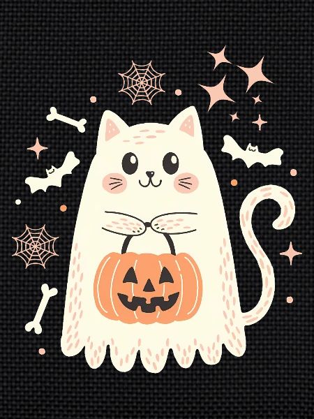 Halloween Ghost Cat
