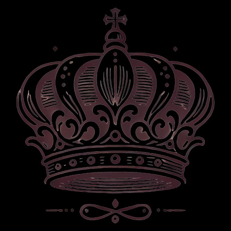 Conception de la couronne du Christ est roi