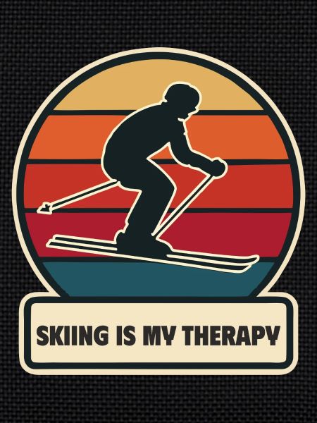 Skiing is my therapy